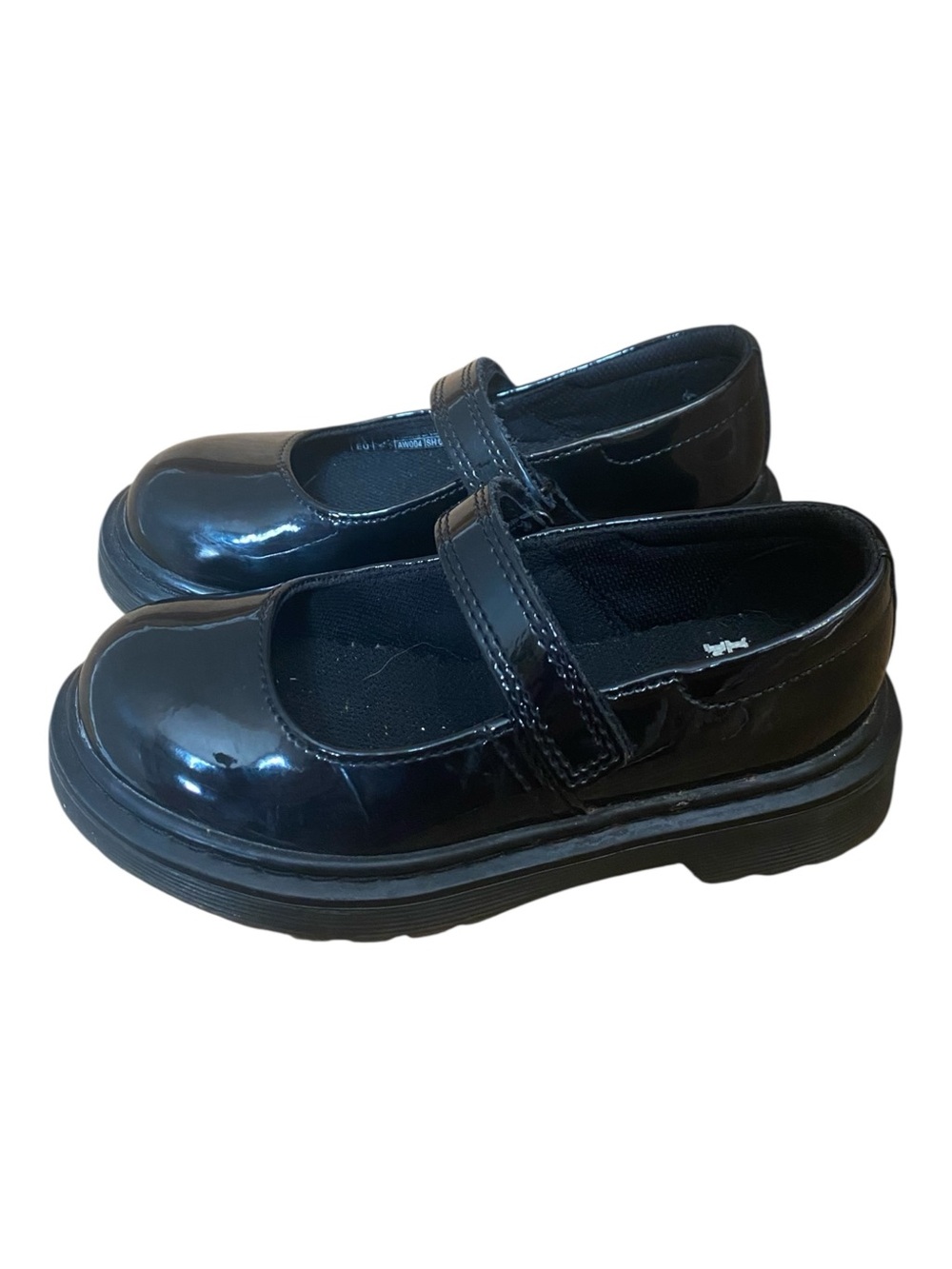 Dr. Martens Girls Maccy Y Mary Jane Shoes Size 12 Patent Leather Black